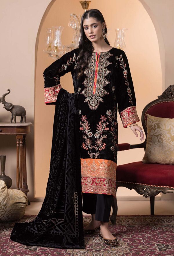 Adan's Libas Plachi'24 Luxury Unstitched | 4235