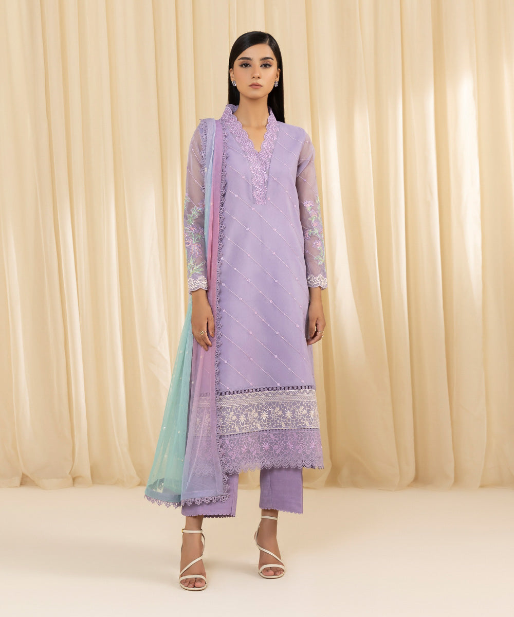 Sapphire Festive Unstitched Collection | 0U2DESL24V64