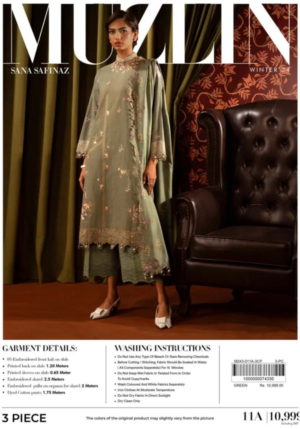 Sana Safinaz Muzlin Fall Winter   | 11A