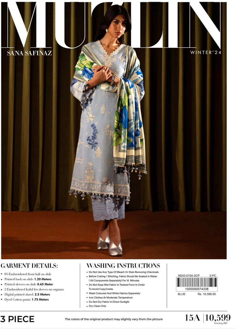 Sana Safinaz Muzlin Fall Winter | 15A