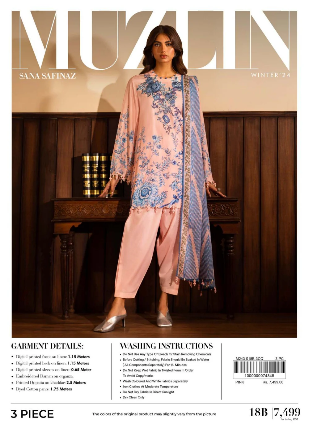 Sana Safinaz Muzlin Fall Winter | 18B