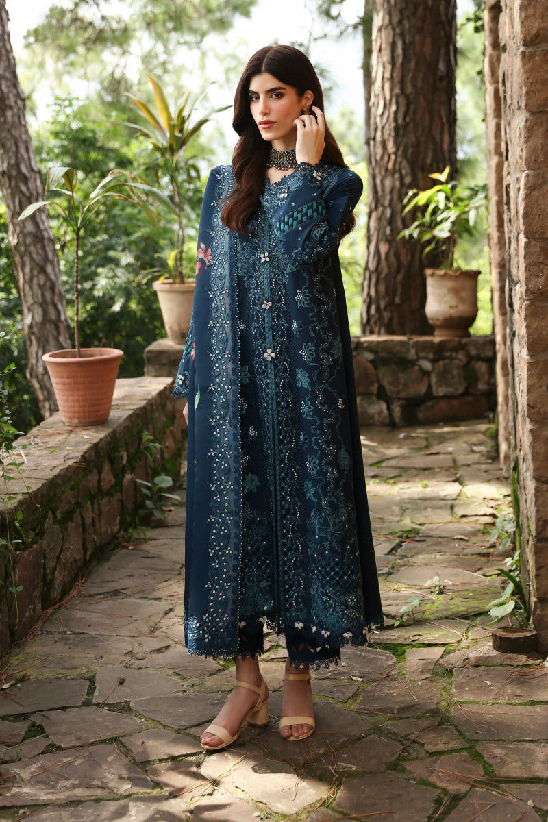 Qalamkar Qlinekari Linen | LM-10
