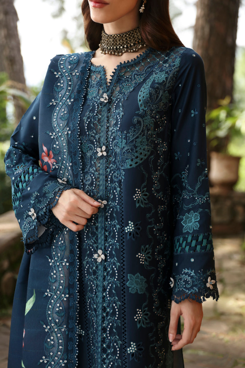Qalamkar Qlinekari Linen | LM-10 - Image 6