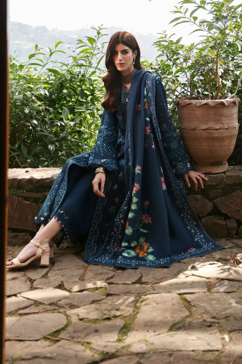 Qalamkar Qlinekari Linen | LM-10 - Image 2