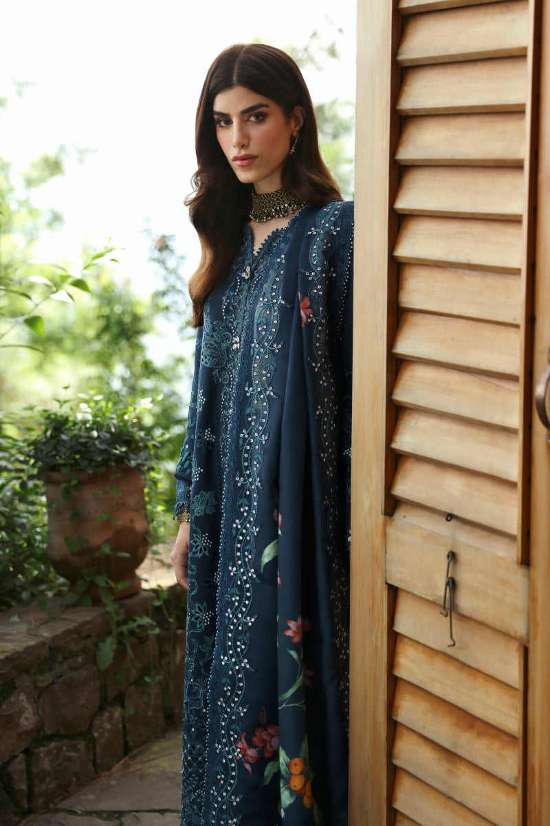 Qalamkar Qlinekari Linen | LM-10 - Image 3