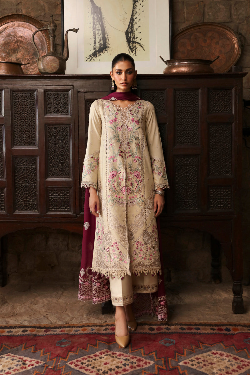 Qalamkar Qlinekari Linen | LM-01