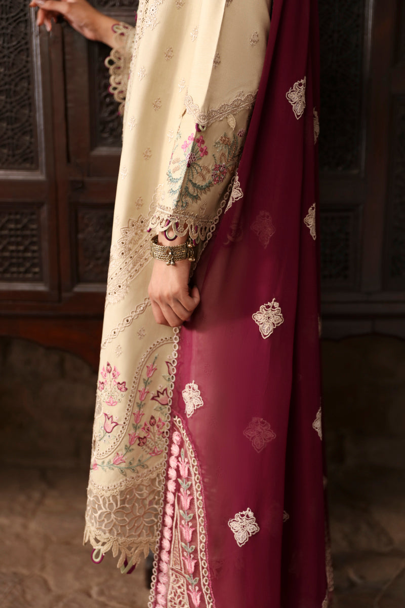 Qalamkar Qlinekari Linen | LM-01 - Image 2