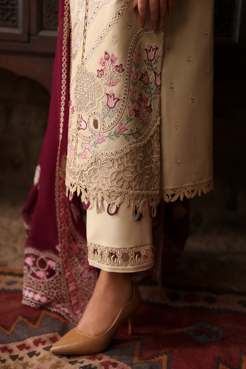 Qalamkar Qlinekari Linen | LM-01 - Image 4