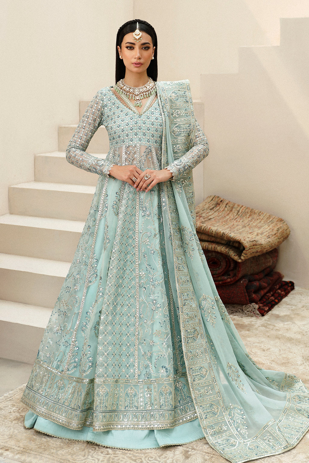 Shehnai by Afrozeh Unstitched Wedding Formal Collection | AFS-24-07