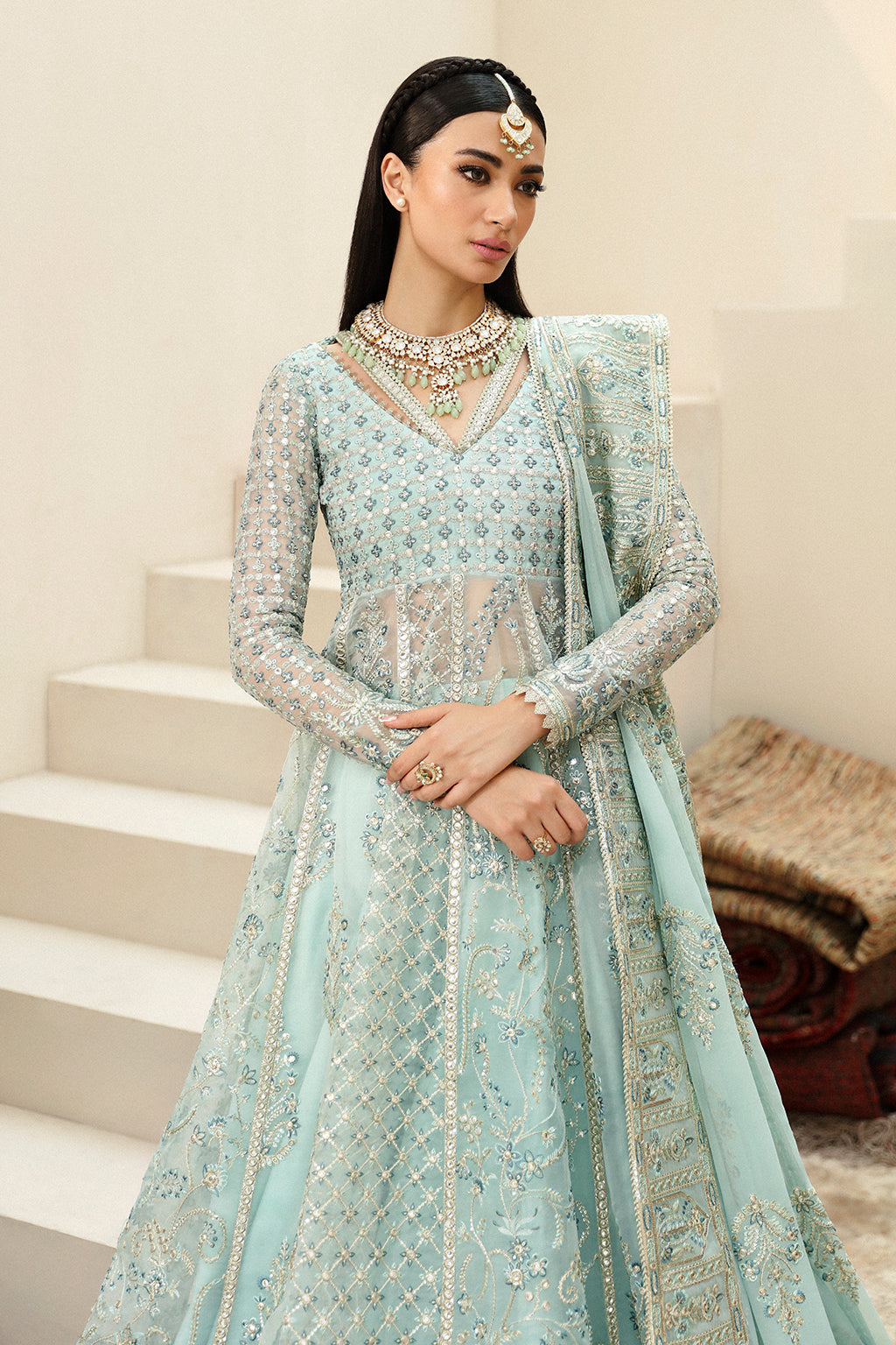 Shehnai by Afrozeh Unstitched Wedding Formal Collection | AFS-24-07 - Image 4