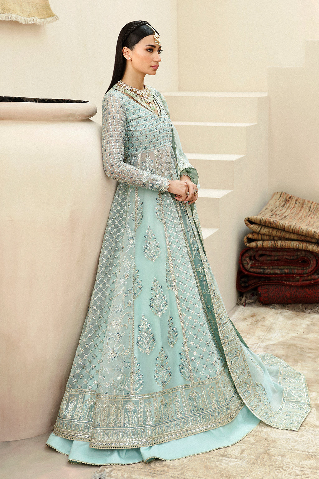 Shehnai by Afrozeh Unstitched Wedding Formal Collection | AFS-24-07 - Image 3