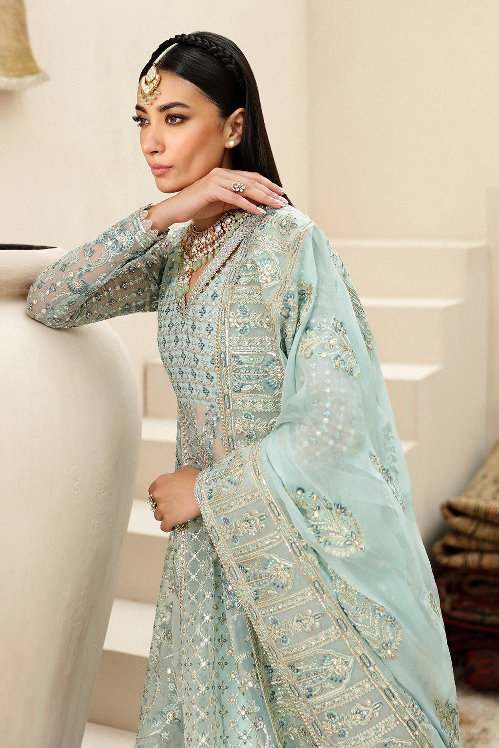 Shehnai by Afrozeh Unstitched Wedding Formal Collection | AFS-24-07 - Image 5