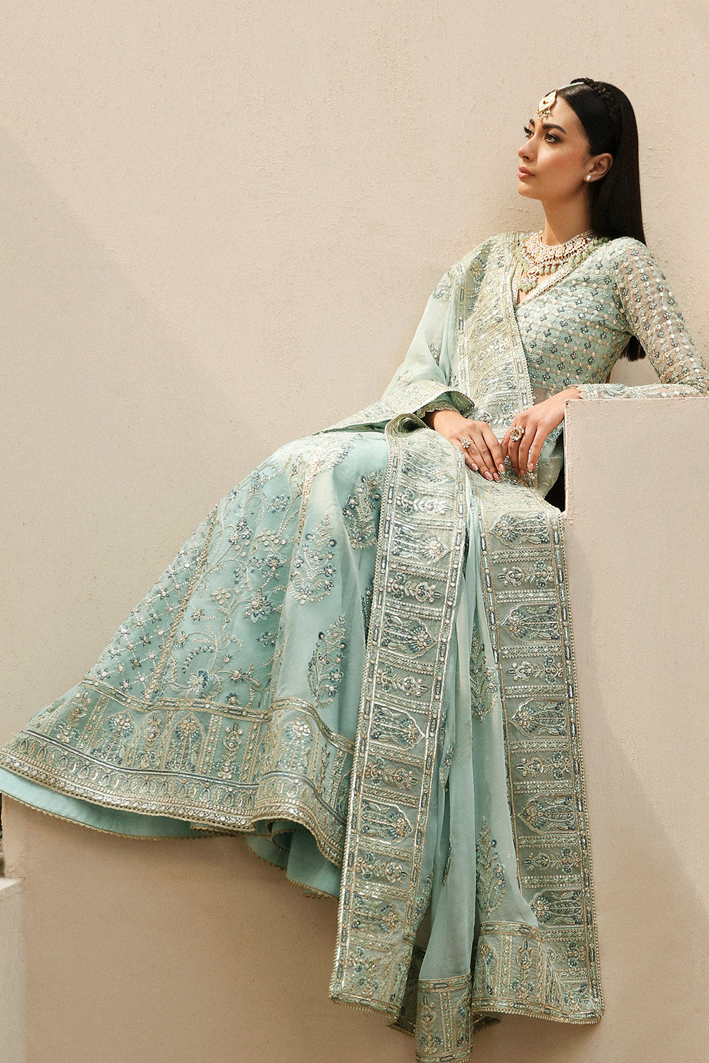Shehnai by Afrozeh Unstitched Wedding Formal Collection | AFS-24-07 - Image 7