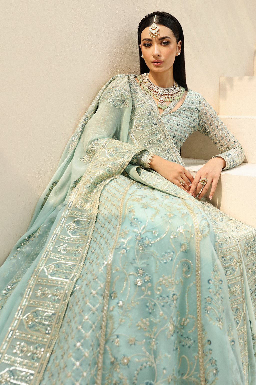 Shehnai by Afrozeh Unstitched Wedding Formal Collection | AFS-24-07 - Image 6