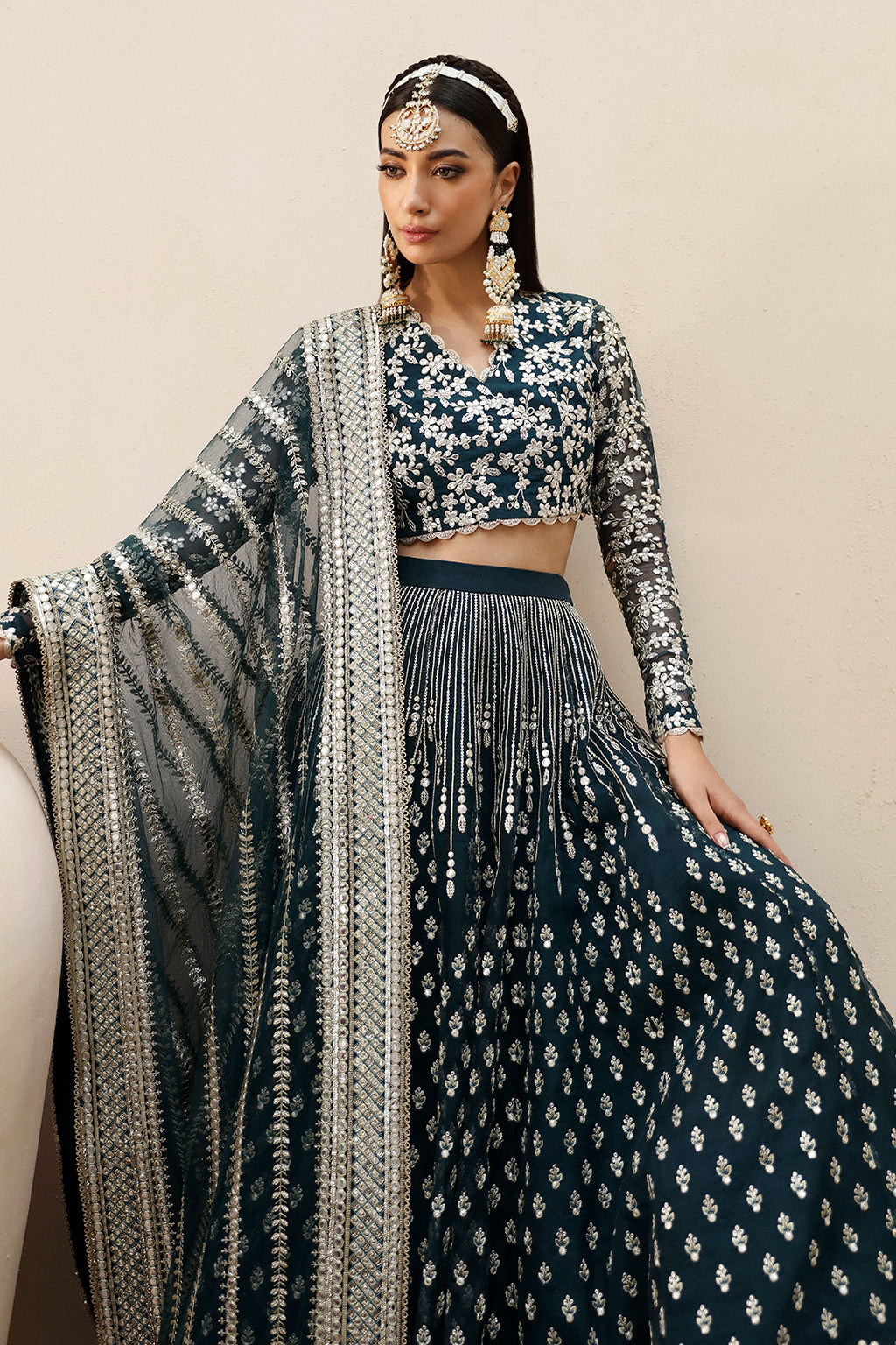 Shehnai by Afrozeh Unstitched Wedding Formal Collection | AFS-24-08 - Image 4