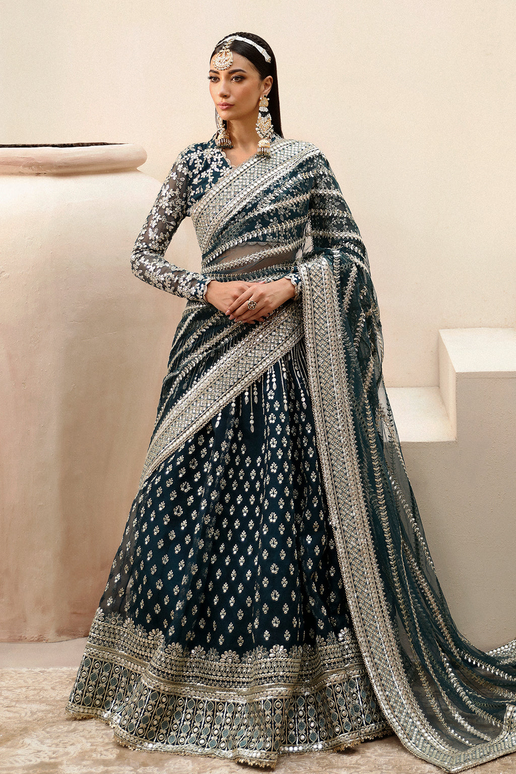 Shehnai by Afrozeh Unstitched Wedding Formal Collection | AFS-24-08 - Image 3