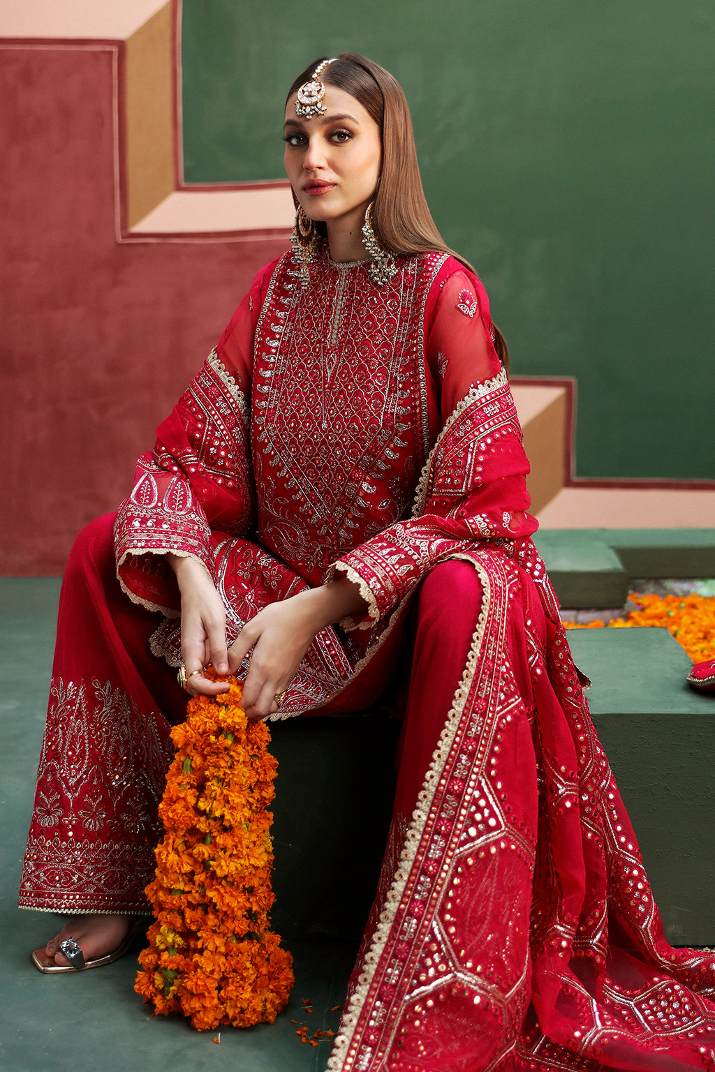 Shehnai by Afrozeh Unstitched Wedding Formal Collection | AFS-24-04 - Image 4