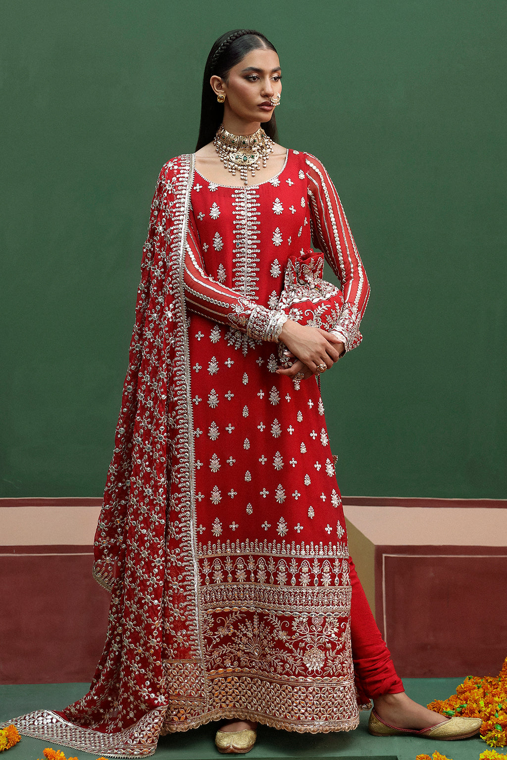 Shehnai by Afrozeh Unstitched Wedding Formal Collection | AFS-24-02 - Image 6