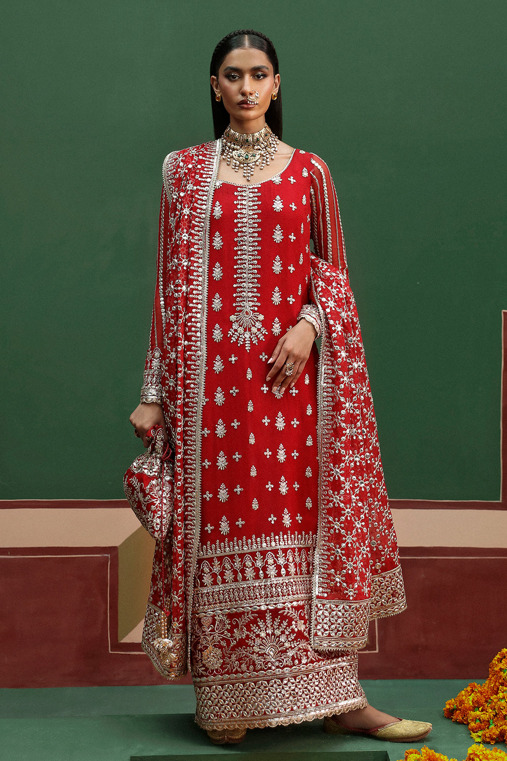 Shehnai by Afrozeh Unstitched Wedding Formal Collection | AFS-24-02