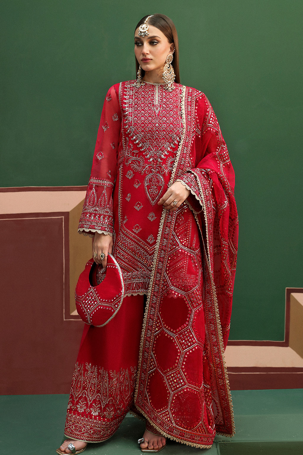 Shehnai by Afrozeh Unstitched Wedding Formal Collection | AFS-24-04