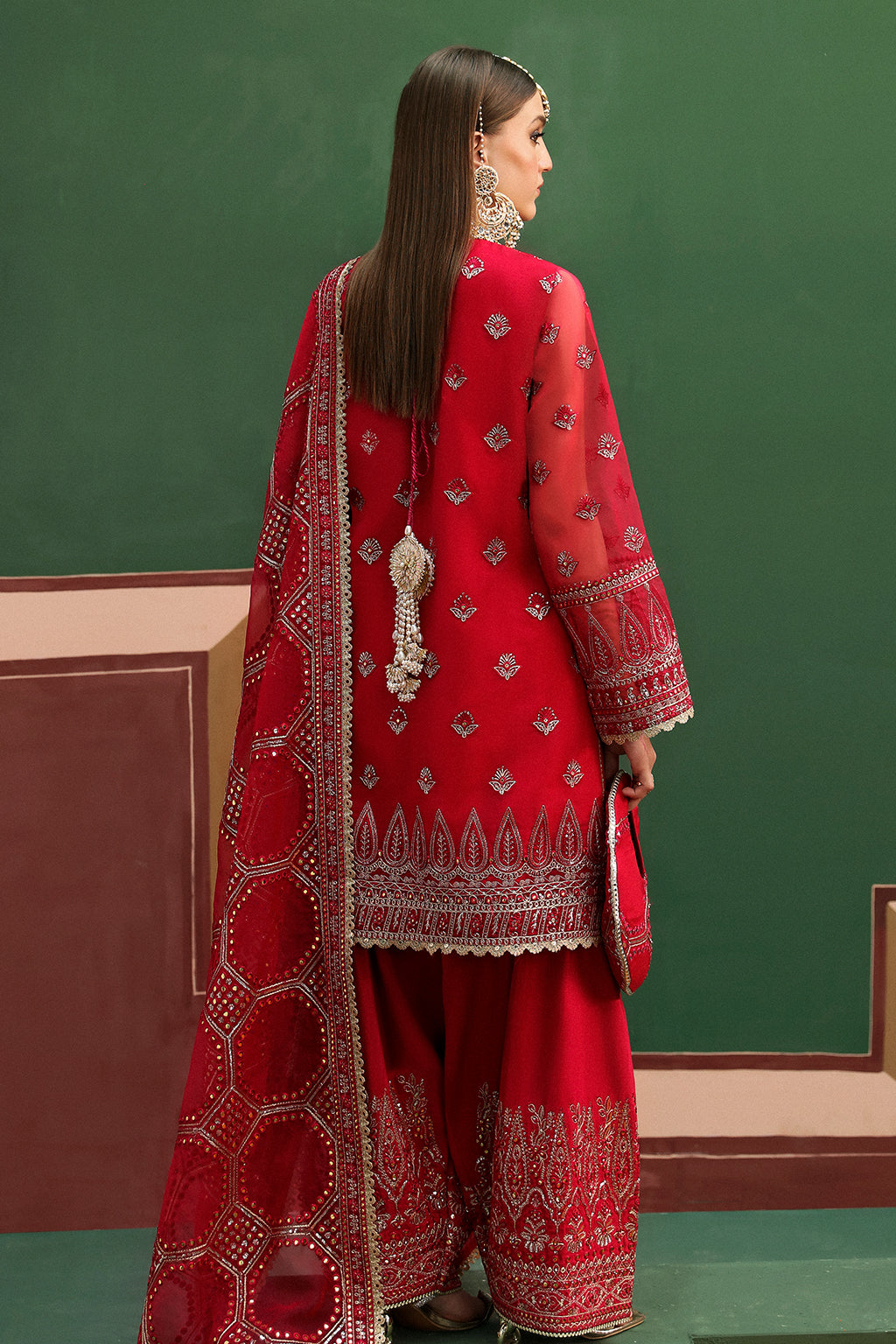 Shehnai by Afrozeh Unstitched Wedding Formal Collection | AFS-24-04 - Image 2