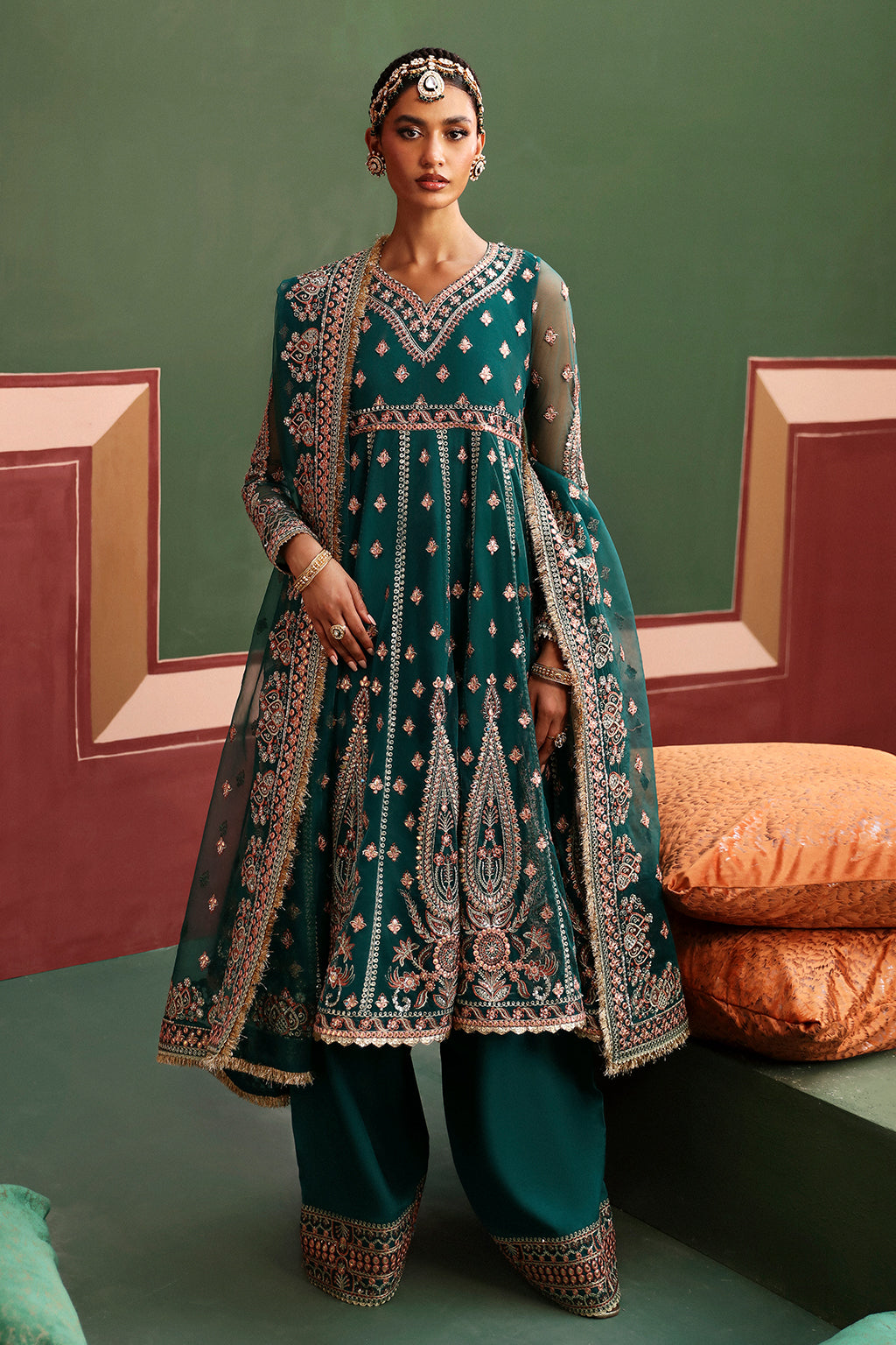 Shehnai by Afrozeh Unstitched Wedding Formal Collection | AFS-24-01