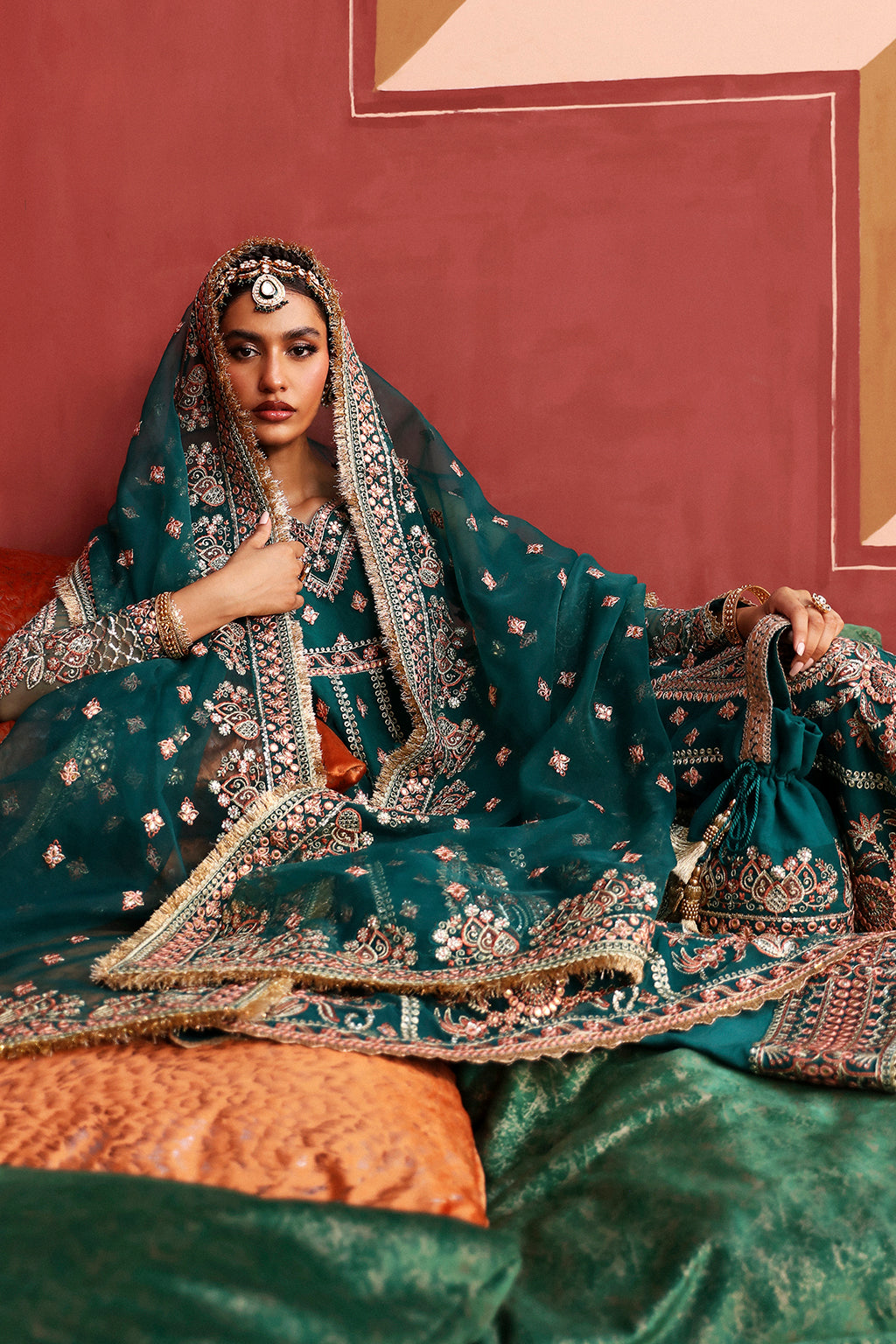 Shehnai by Afrozeh Unstitched Wedding Formal Collection | AFS-24-01 - Image 4