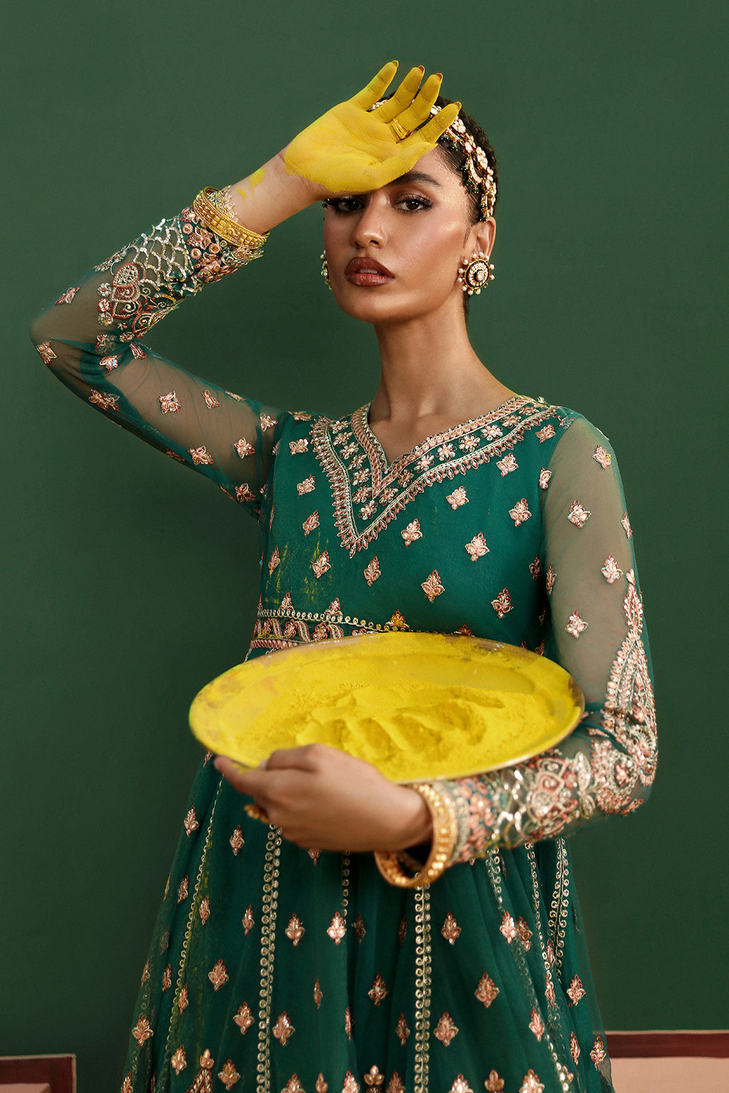 Shehnai by Afrozeh Unstitched Wedding Formal Collection | AFS-24-01 - Image 5