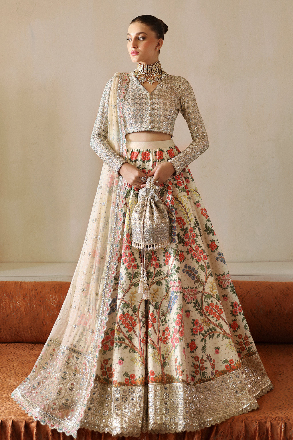 Shehnai by Afrozeh Unstitched Wedding Formal Collection | AFS-24-09