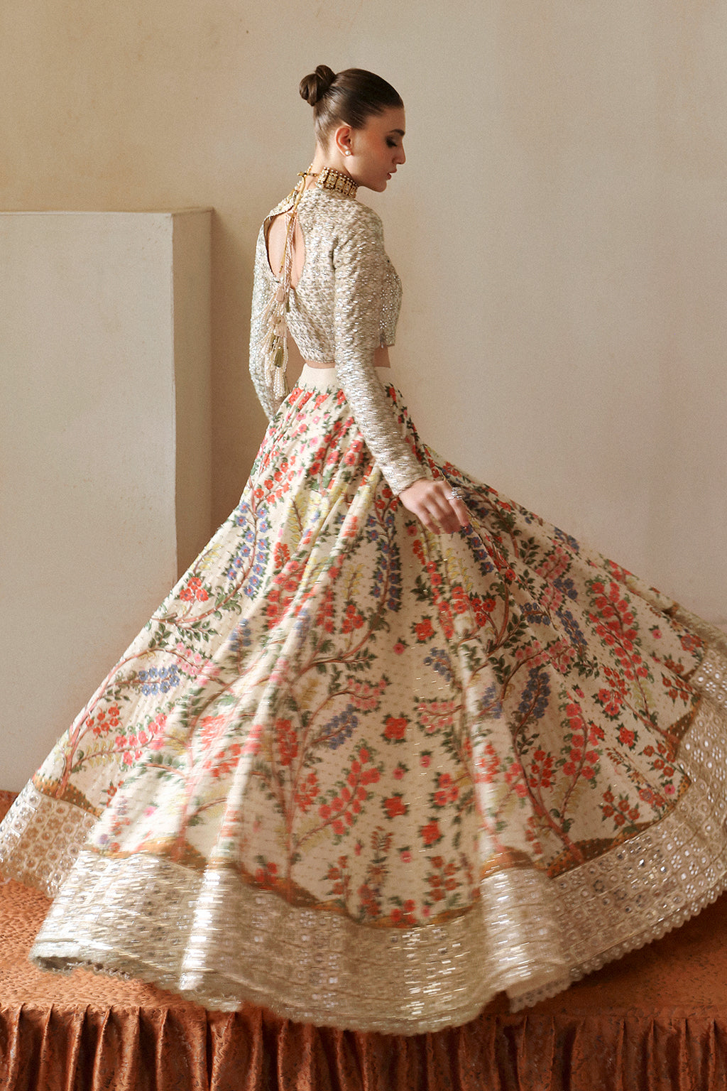 Shehnai by Afrozeh Unstitched Wedding Formal Collection | AFS-24-09 - Image 3