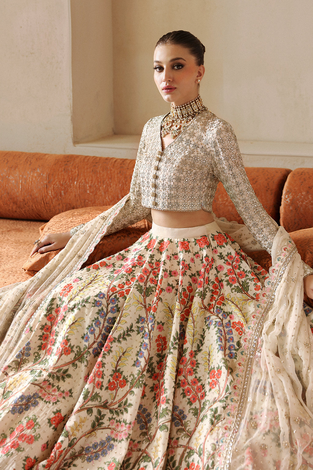 Shehnai by Afrozeh Unstitched Wedding Formal Collection | AFS-24-09 - Image 7