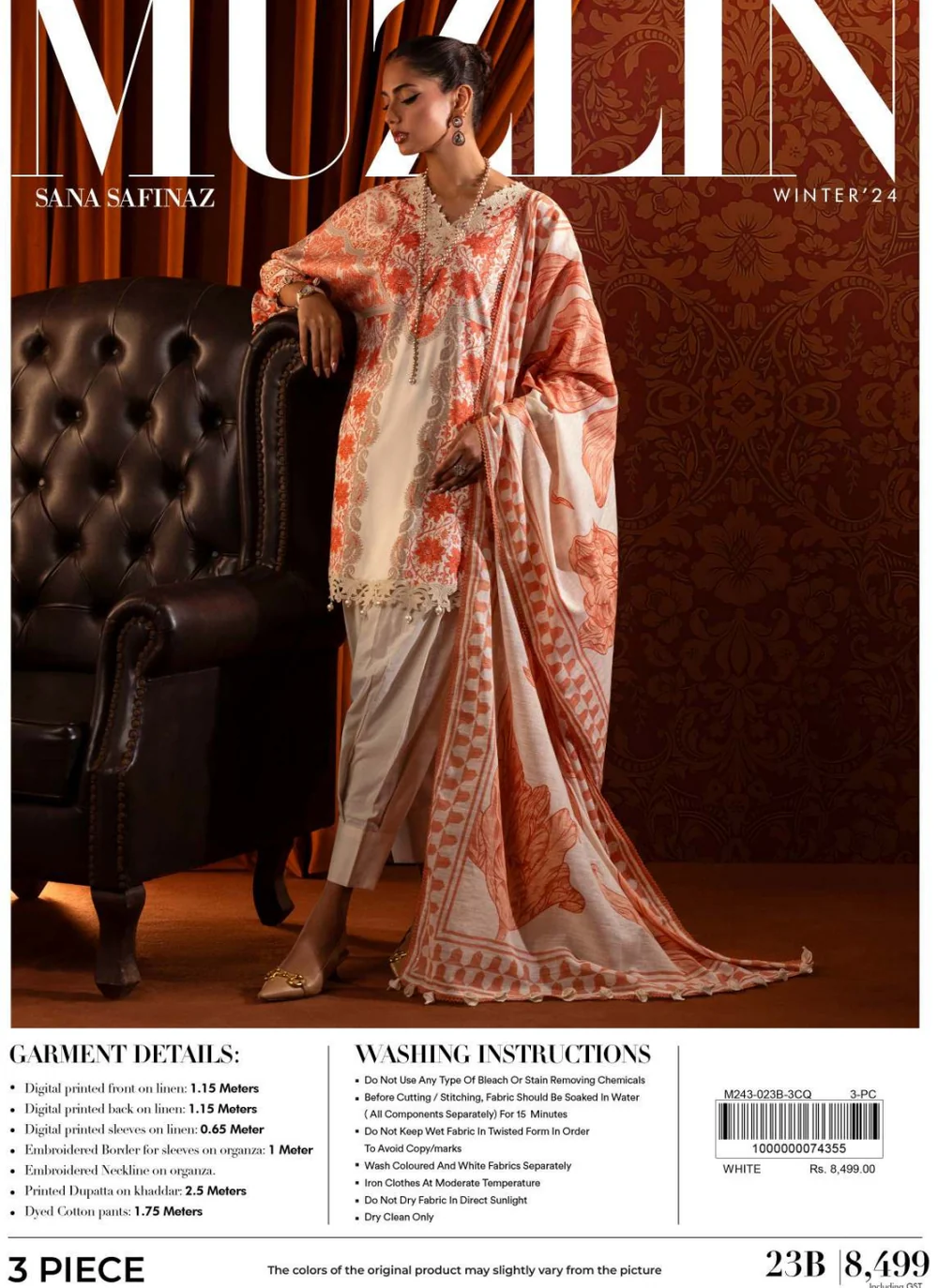 Sana Safinaz Muzlin Fall Winter | 23B