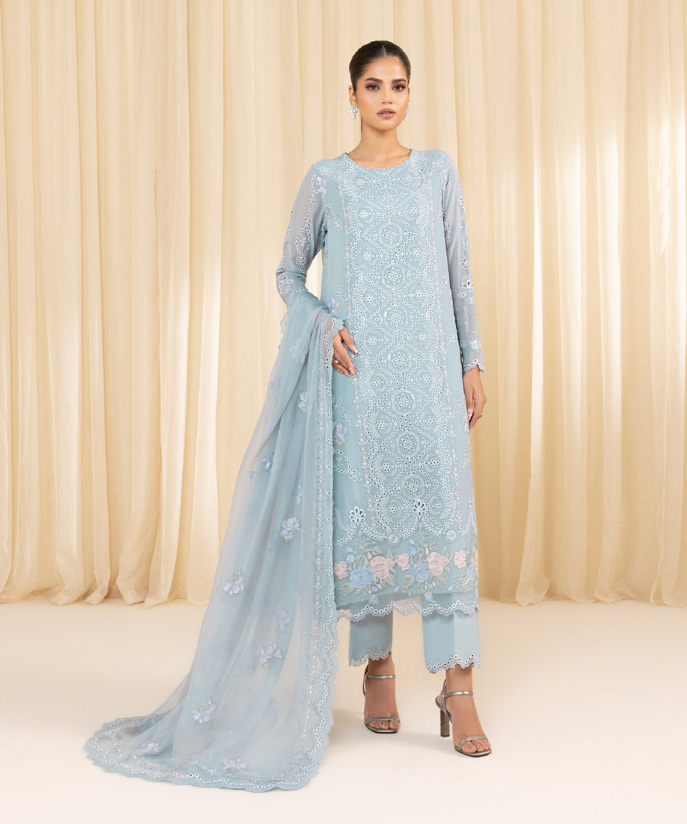 Sapphire Festive Unstitched Collection | 3PELX24V68UC