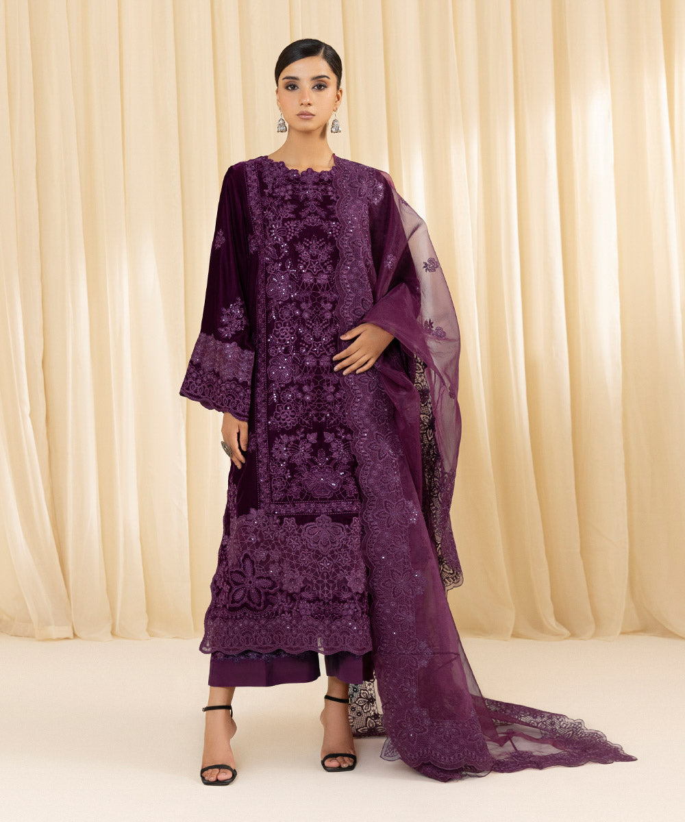 Sapphire Festive Unstitched Collection | 3SFELX24V640