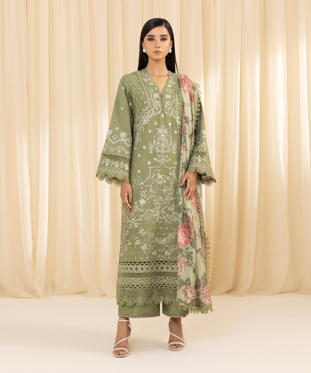 Sapphire Festive Unstitched Collection | 3SFELX24V655