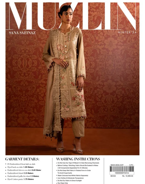 Sana Safinaz Muzlin Fall Winter   | 3A