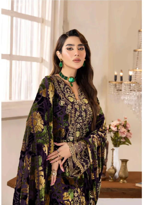 Alternative view of Adan's Libas Plachi'24 Luxury Unstitched Vol 2