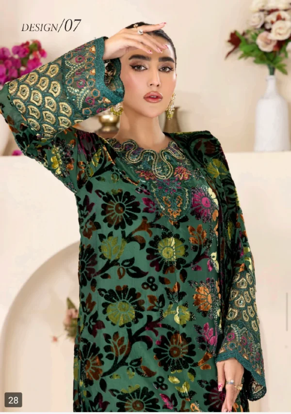 Alternative view of Adan's Libas Plachi'24 Luxury Unstitched Vol 2