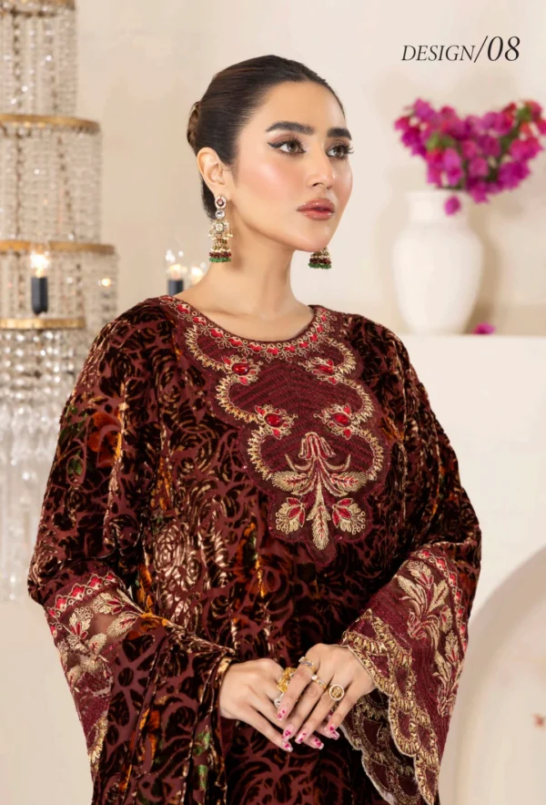 Alternative view of Adan's Libas Plachi'24 Luxury Unstitched Vol 2