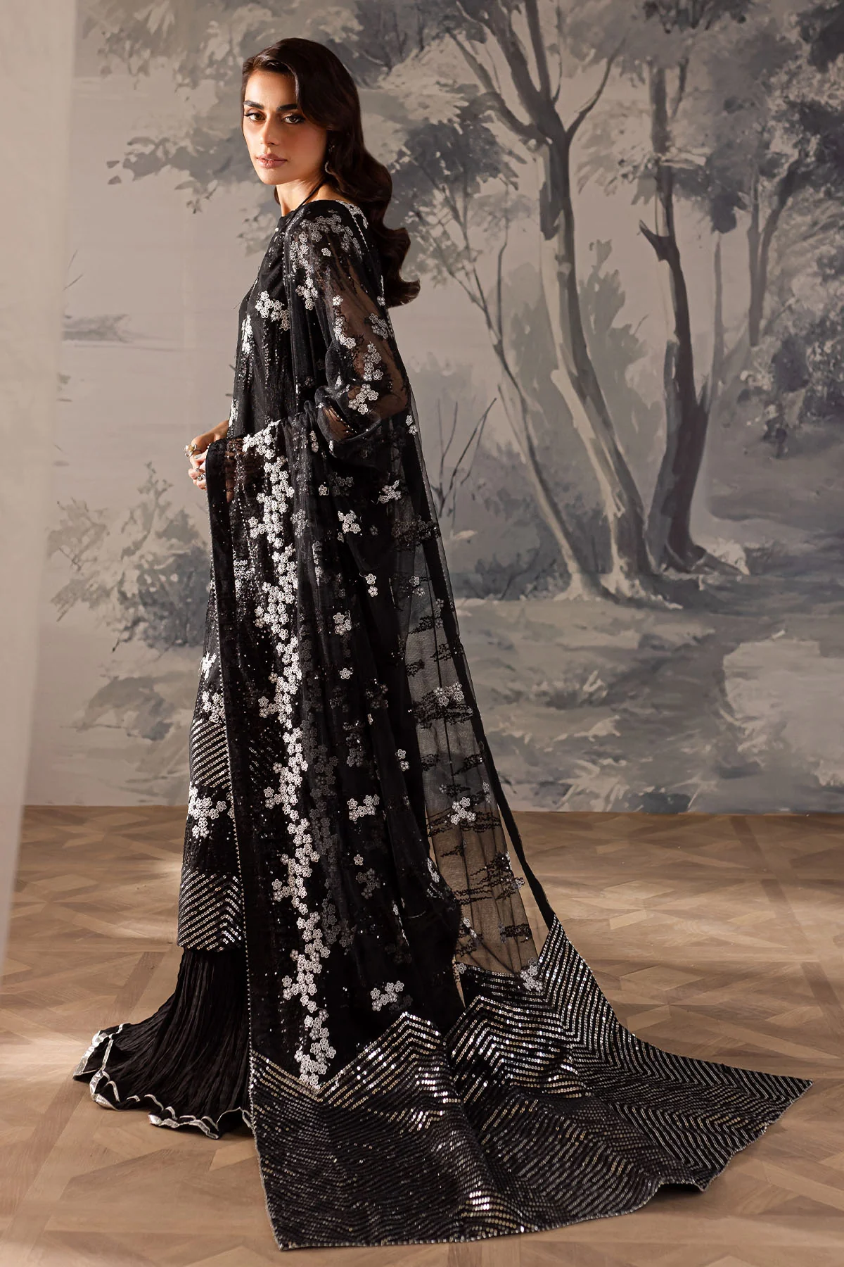Elanora By Nureh Embroidered Chiffon Vol 3 | NEL-59 IQ - Image 3