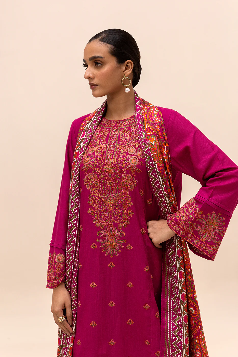 Beechtree Unstitched Winter Limited Edition | BT22401UN004068-PINK-2000000265861-3PC - Image 2