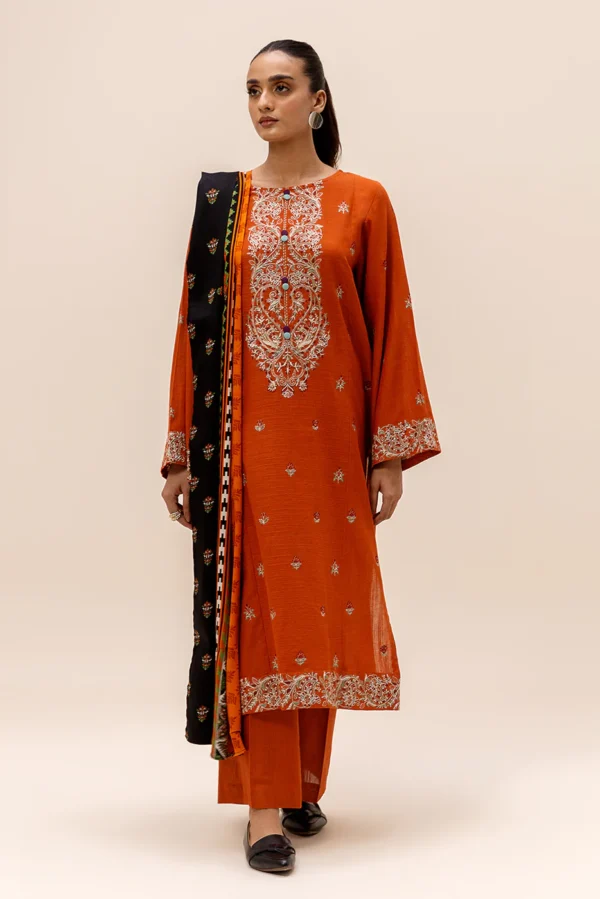 Beechtree Unstitched Winter Limited Edition   | BT22401UN004069-RUST-2000000265862-3PC