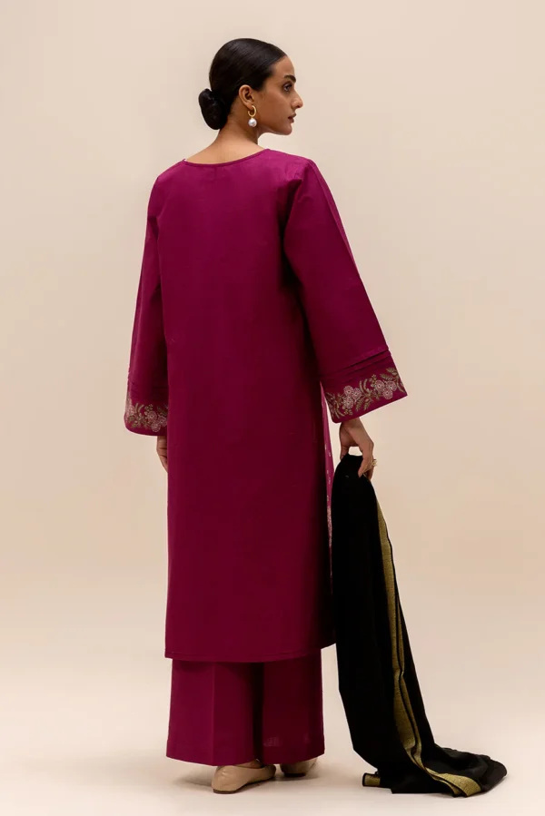 Alternative view of Beechtree Unstitched Winter Limited Edition   | BT22401UN004091-PURPLE-2000000265872-3PC