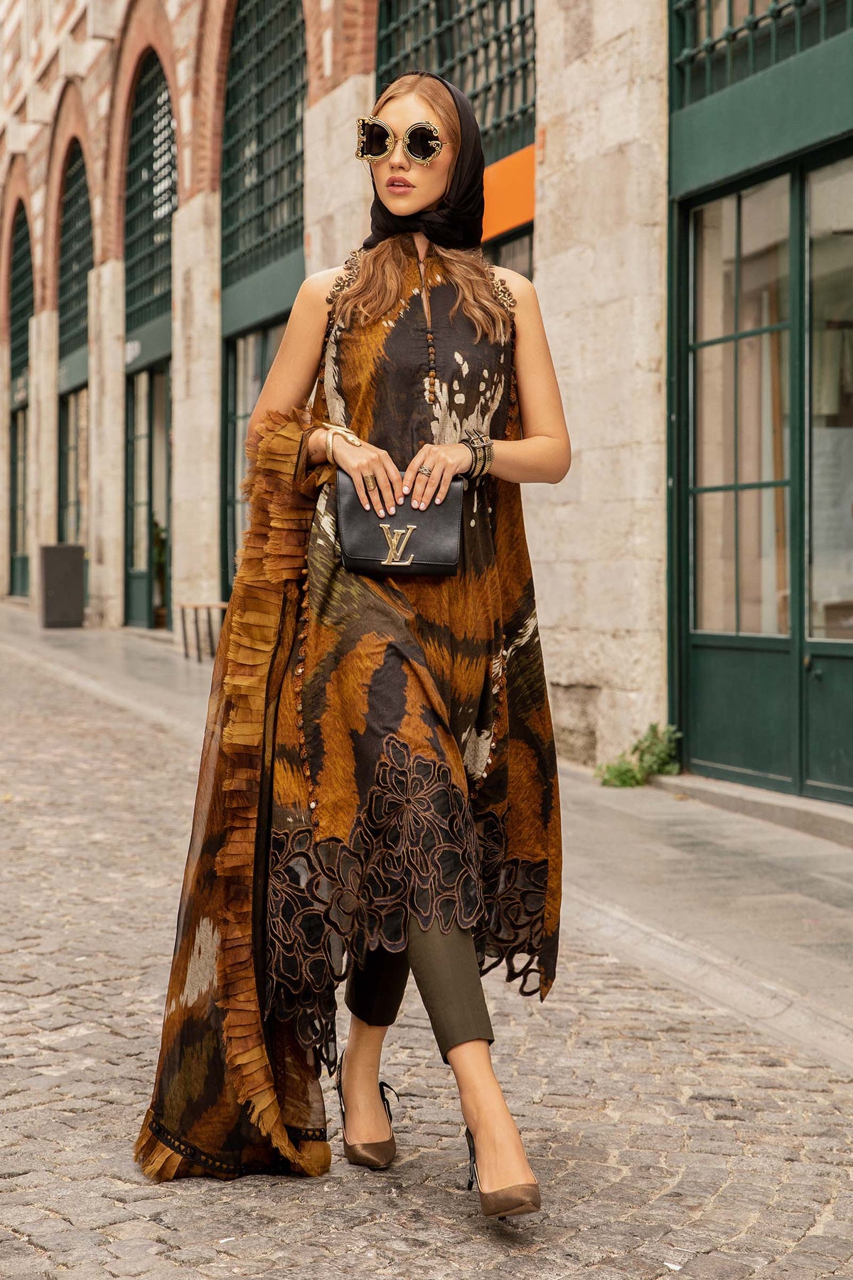 Maria B M-Prints Fall Edit | MPT-2310-B - Image 3