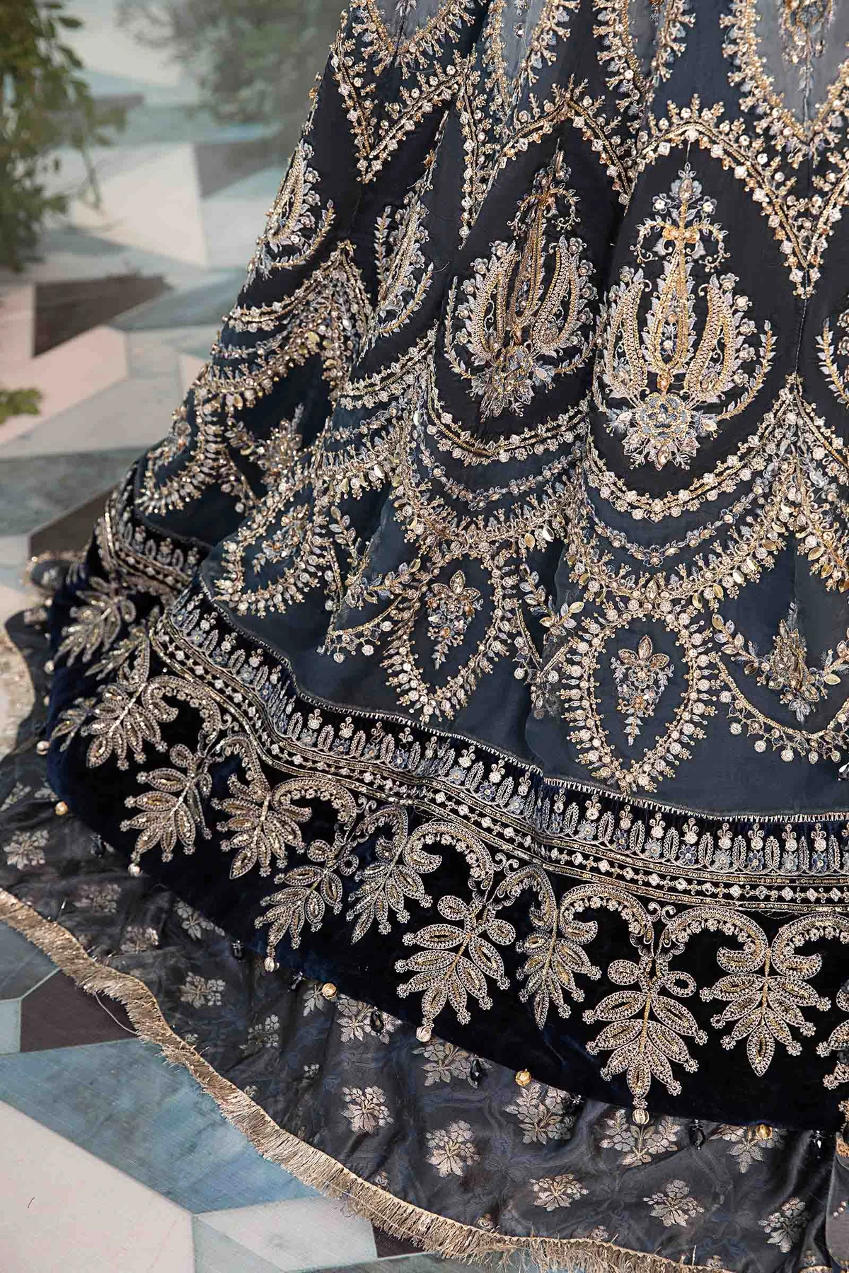 MARIA.B Mbroidered Wedding Collection | BD-2901 - Image 3