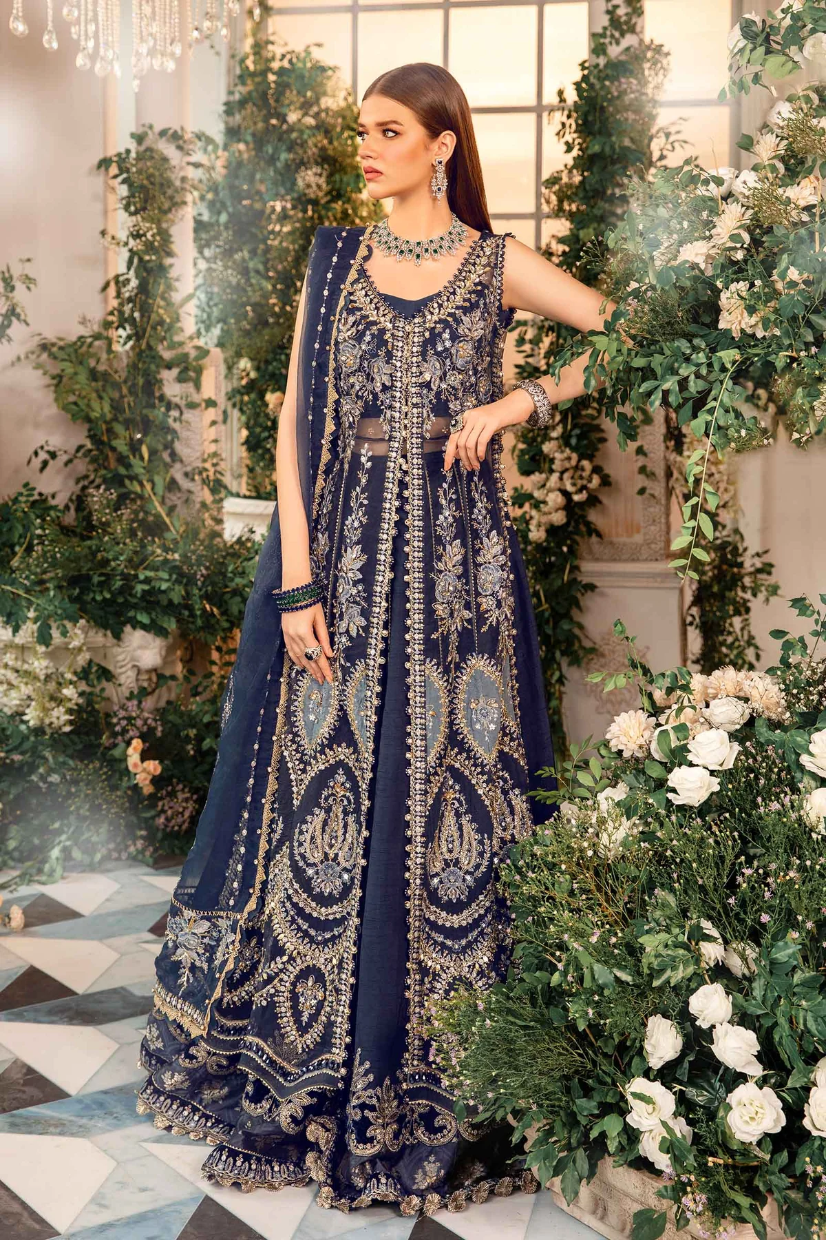 MARIA.B Mbroidered Wedding Collection | BD-2901 - Image 2