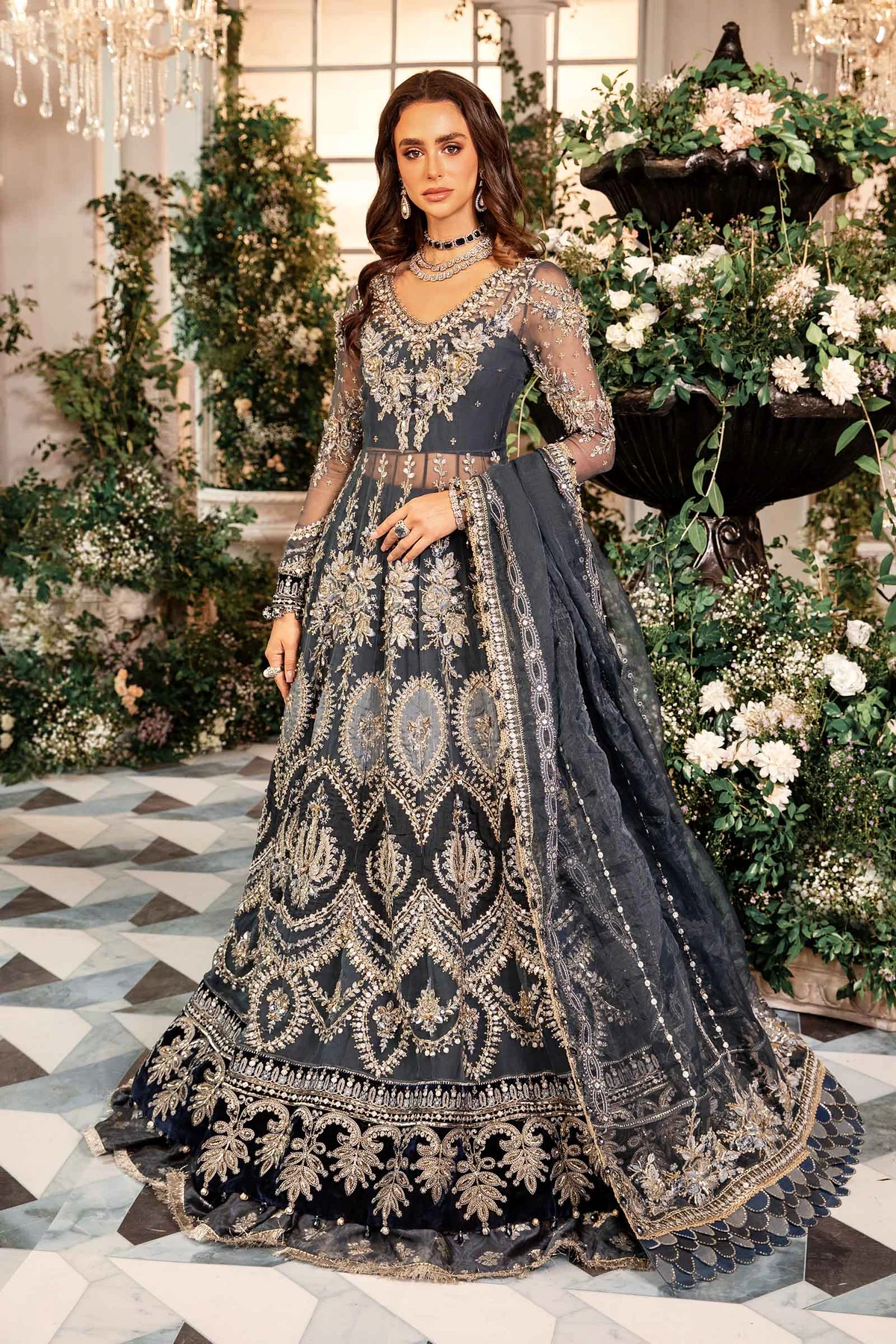 MARIA.B Mbroidered Wedding Collection | BD-2901