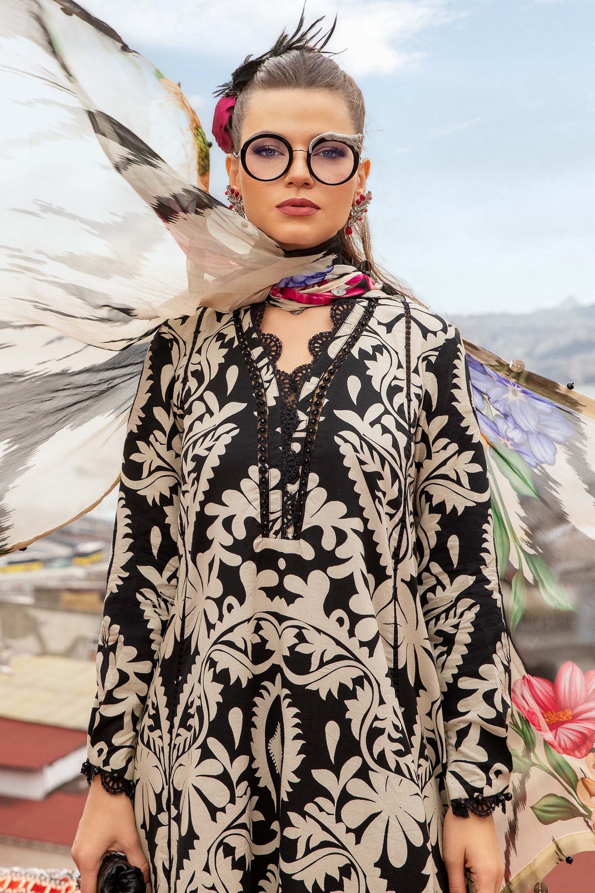 Maria B M-Prints Fall Edit | MPT-2307-B - Image 4