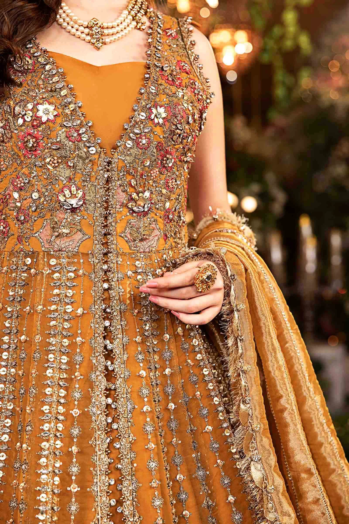 MARIA.B Mbroidered Wedding Collection | BD-2907 - Image 6