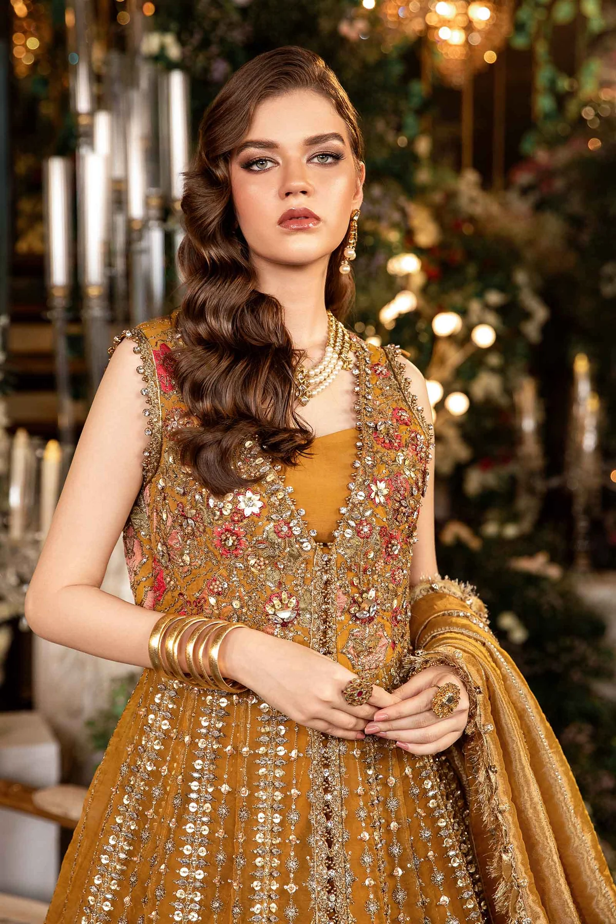 MARIA.B Mbroidered Wedding Collection | BD-2907 - Image 3